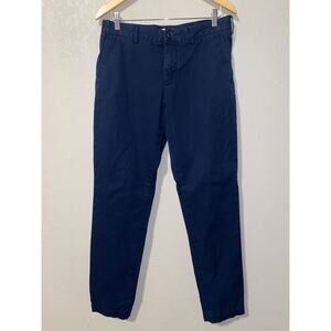 Lacoste Men’s Navy Blue Slim Fit Stretch Cotton Chino Pants SZ 32x32